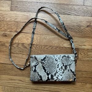 Snakeskin Crossbody or Shoulder Bag
